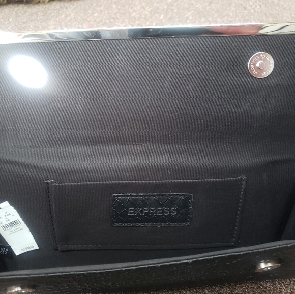 NWT Express Faux Leather Clutch - Picture 3 of 4